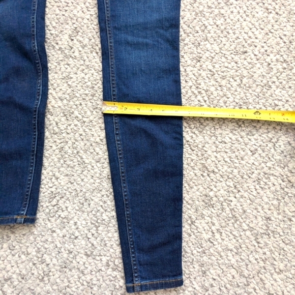 NWT SPANX Women's (Size Tall Small) Midnight Shade Blue Skinny Denim Jeans - Picture 10 of 15